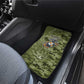Montford Point Marines Car Mats Flame Fire Military Green Camo