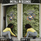 Montford Point Marines Door Cover Flame Fire Military Green Camo