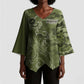 Montford Point Marines Kimono Sleeve Blouse Flame Fire Military Green Camo
