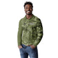 Montford Point Marines Long Sleeve Polo Shirt Flame Fire Military Green Camo