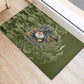 Montford Point Marines Rubber Doormat Flame Fire Military Green Camo