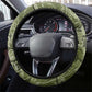 Montford Point Marines Steering Wheel Cover Flame Fire Military Green Camo