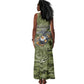 Montford Point Marines Tank Maxi Dress Flame Fire Military Green Camo