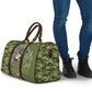 Montford Point Marines Travel Bag Flame Fire Military Green Camo