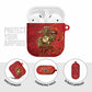 Montford Point Marines AirPods Case Flame Fire Military Red Camo
