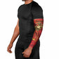 Montford Point Marines Arm Sleeves Flame Fire Military Red Camo