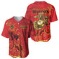 Montford Point Marines Baseball Jersey Flame Fire Military Red Camo
