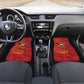 Montford Point Marines Car Mats Flame Fire Military Red Camo