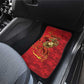 Montford Point Marines Car Mats Flame Fire Military Red Camo