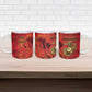 Montford Point Marines Ceramic Mug Flame Fire Military Red Camo