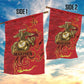 Montford Point Marines Garden Flag Flame Fire Military Red Camo
