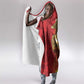 Montford Point Marines Hooded Blanket Flame Fire Military Red Camo