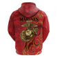 Montford Point Marines Hoodie Flame Fire Military Red Camo
