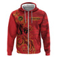 Montford Point Marines Hoodie Flame Fire Military Red Camo