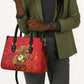 Montford Point Marines Leather Bag Flame Fire Military Red Camo