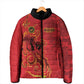 Montford Point Marines Padded Jacket Flame Fire Military Red Camo