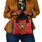 Montford Point Marines Shoulder Handbag Flame Fire Military Red Camo