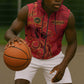 Montford Point Marines Sleeveless Zip Hoodie Flame Fire Military Red Camo