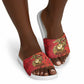Montford Point Marines Slide Sandals Flame Fire Military Red Camo