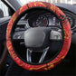 Montford Point Marines Steering Wheel Cover Flame Fire Military Red Camo
