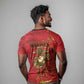 Montford Point Marines T shirt Flame Fire Military Red Camo