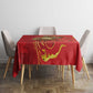 Montford Point Marines Tablecloth Flame Fire Military Red Camo