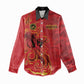 Montford Point Marines Women Casual Shirt Flame Fire Military Red Camo