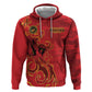 Montford Point Marines Zip Hoodie Flame Fire Military Red Camo