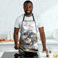 Montford Point Marines Apron Flame Fire Military White Camo