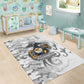 Montford Point Marines Area Rug Flame Fire Military White Camo