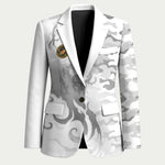 Montford Point Marines Blazer Flame Fire Military White Camo