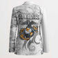 Montford Point Marines Blazer Flame Fire Military White Camo