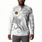 Montford Point Marines Button Sweatshirt Flame Fire Military White Camo