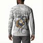 Montford Point Marines Button Sweatshirt Flame Fire Military White Camo