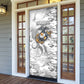 Montford Point Marines Door Cover Flame Fire Military White Camo