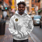 Montford Point Marines Hoodie Flame Fire Military White Camo