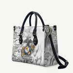 Montford Point Marines Leather Bag Flame Fire Military White Camo