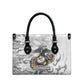 Montford Point Marines Leather Bag Flame Fire Military White Camo