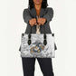 Montford Point Marines Leather Bag Flame Fire Military White Camo