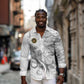 Montford Point Marines Long Sleeve Button Shirt Flame Fire Military White Camo