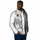 Montford Point Marines Padded Jacket Flame Fire Military White Camo
