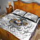 Montford Point Marines Quilt Bed Set Flame Fire Military White Camo