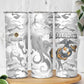 Montford Point Marines Skinny Tumbler Flame Fire Military White Camo