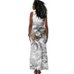 Montford Point Marines Tank Maxi Dress Flame Fire Military White Camo