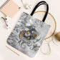Montford Point Marines Tote Bag Flame Fire Military White Camo