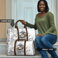 Montford Point Marines Travel Bag Flame Fire Military White Camo
