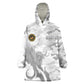 Montford Point Marines Wearable Blanket Hoodie Flame Fire Military White Camo
