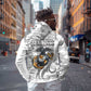 Montford Point Marines Zip Hoodie Flame Fire Military White Camo