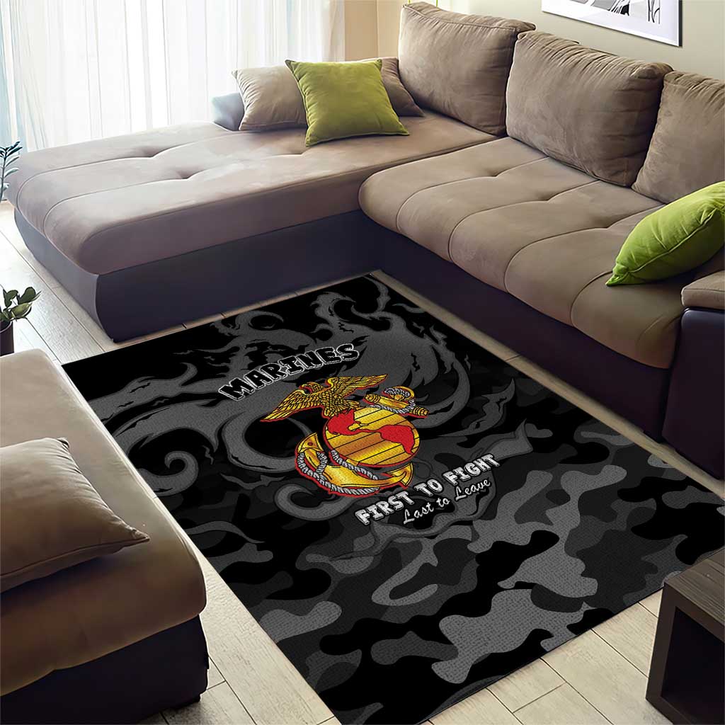 Montford Point Marines Area Rug First To Fight Last to Leave