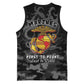 Montford Point Marines Basketball Jersey First To Fight Last to Leave
